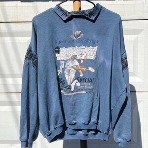 Vintage Reve of Cambridge Graphic Sweatshirt of a Tennis Player